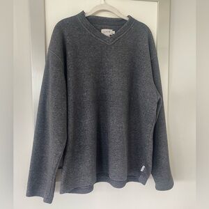 J. Crew men’s fleece v-neck pullover